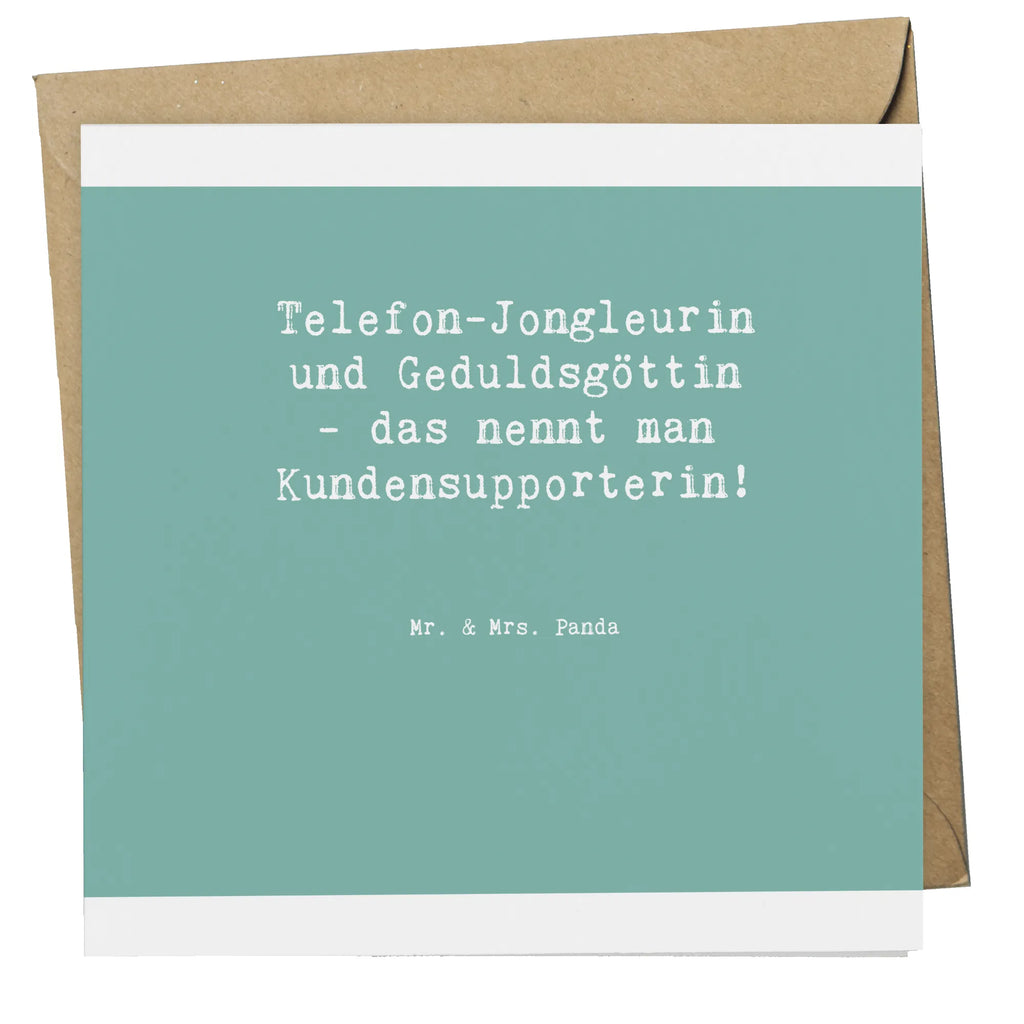 Deluxe Card Telefon-Jongleurin und Geduldsgöttin - das nennt man Kundensupporterin! Karte, Grußkarte, Klappkarte, Einladungskarte, Glückwunschkarte, Hochzeitskarte, Geburtstagskarte, Hochwertige Grußkarte, Hochwertige Klappkarte, Beruf, Ausbildung, Jubiläum, Abschied, Rente, Kollege, Kollegin, Geschenk, Schenken, Arbeitskollege, Mitarbeiter, Firma, Danke, Dankeschön