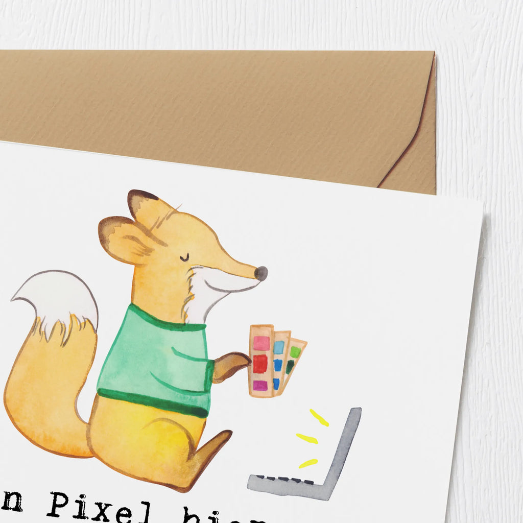 Deluxe Karte Designer Pixel Kunst Karte, Grußkarte, Klappkarte, Einladungskarte, Glückwunschkarte, Hochzeitskarte, Geburtstagskarte, Hochwertige Grußkarte, Hochwertige Klappkarte, Beruf, Ausbildung, Jubiläum, Abschied, Rente, Kollege, Kollegin, Geschenk, Schenken, Arbeitskollege, Mitarbeiter, Firma, Danke, Dankeschön