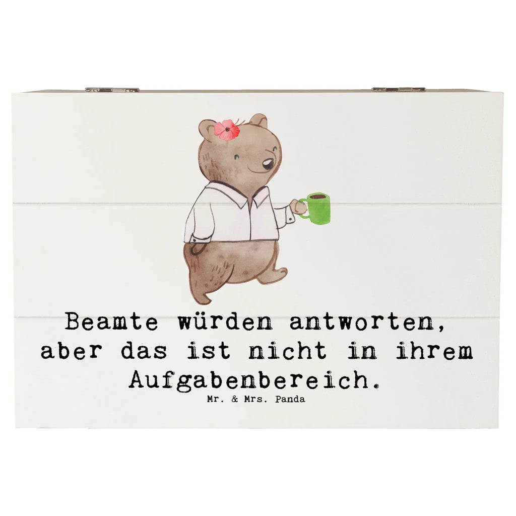 Holzkiste Beamtin Humor Holzkiste, Kiste, Schatzkiste, Truhe, Schatulle, XXL, Erinnerungsbox, Erinnerungskiste, Dekokiste, Aufbewahrungsbox, Geschenkbox, Geschenkdose, Beruf, Ausbildung, Jubiläum, Abschied, Rente, Kollege, Kollegin, Geschenk, Schenken, Arbeitskollege, Mitarbeiter, Firma, Danke, Dankeschön