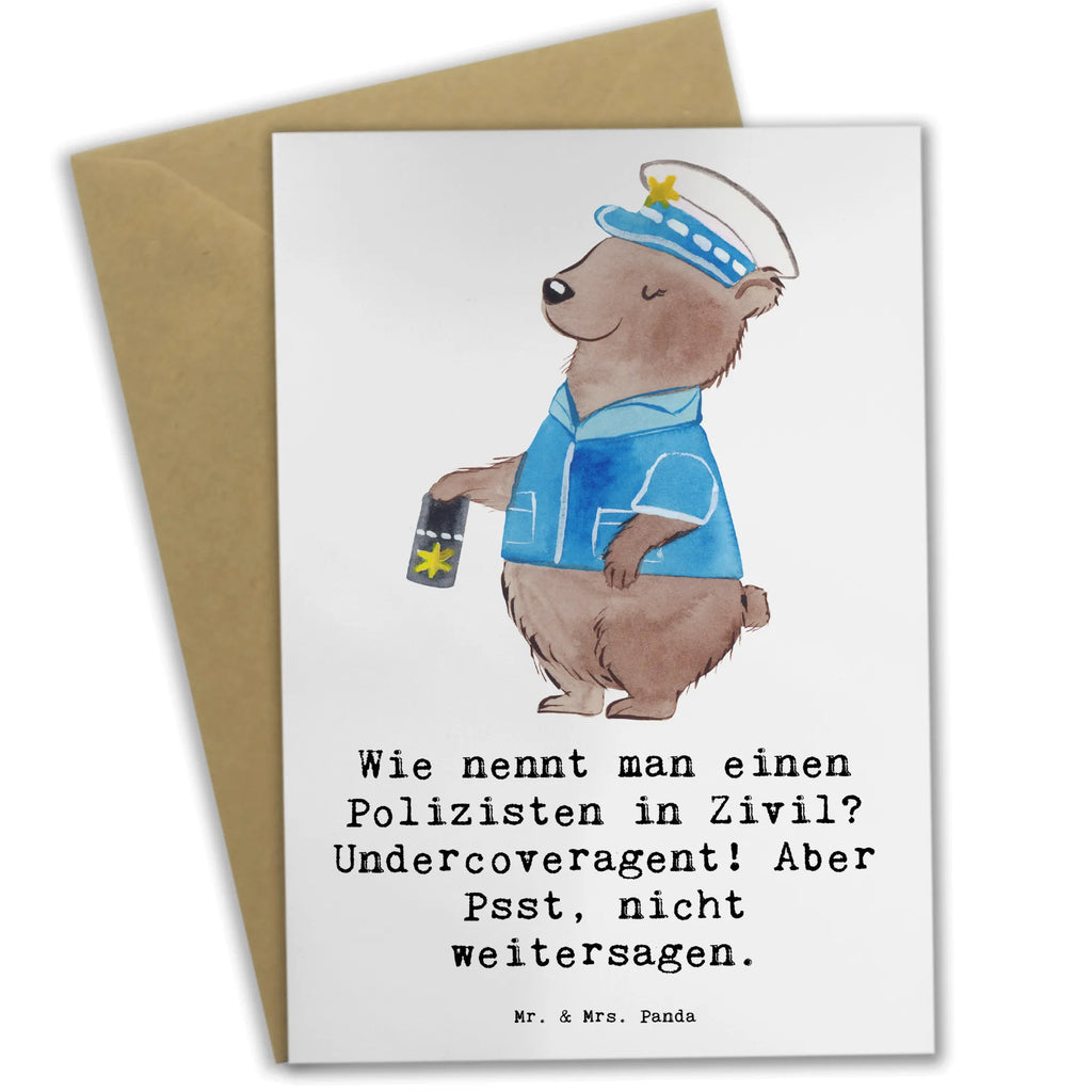 Grußkarte Geheimer Polizist Grußkarte, Klappkarte, Einladungskarte, Glückwunschkarte, Hochzeitskarte, Geburtstagskarte, Karte, Ansichtskarten, Beruf, Ausbildung, Jubiläum, Abschied, Rente, Kollege, Kollegin, Geschenk, Schenken, Arbeitskollege, Mitarbeiter, Firma, Danke, Dankeschön