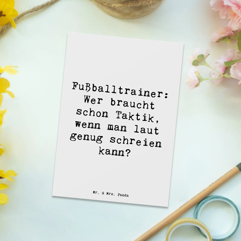 Postkarte Spruch Fußballtrainer Motivation Postkarte, Karte, Geschenkkarte, Grußkarte, Einladung, Ansichtskarte, Geburtstagskarte, Einladungskarte, Dankeskarte, Ansichtskarten, Einladung Geburtstag, Einladungskarten Geburtstag, Beruf, Ausbildung, Jubiläum, Abschied, Rente, Kollege, Kollegin, Geschenk, Schenken, Arbeitskollege, Mitarbeiter, Firma, Danke, Dankeschön