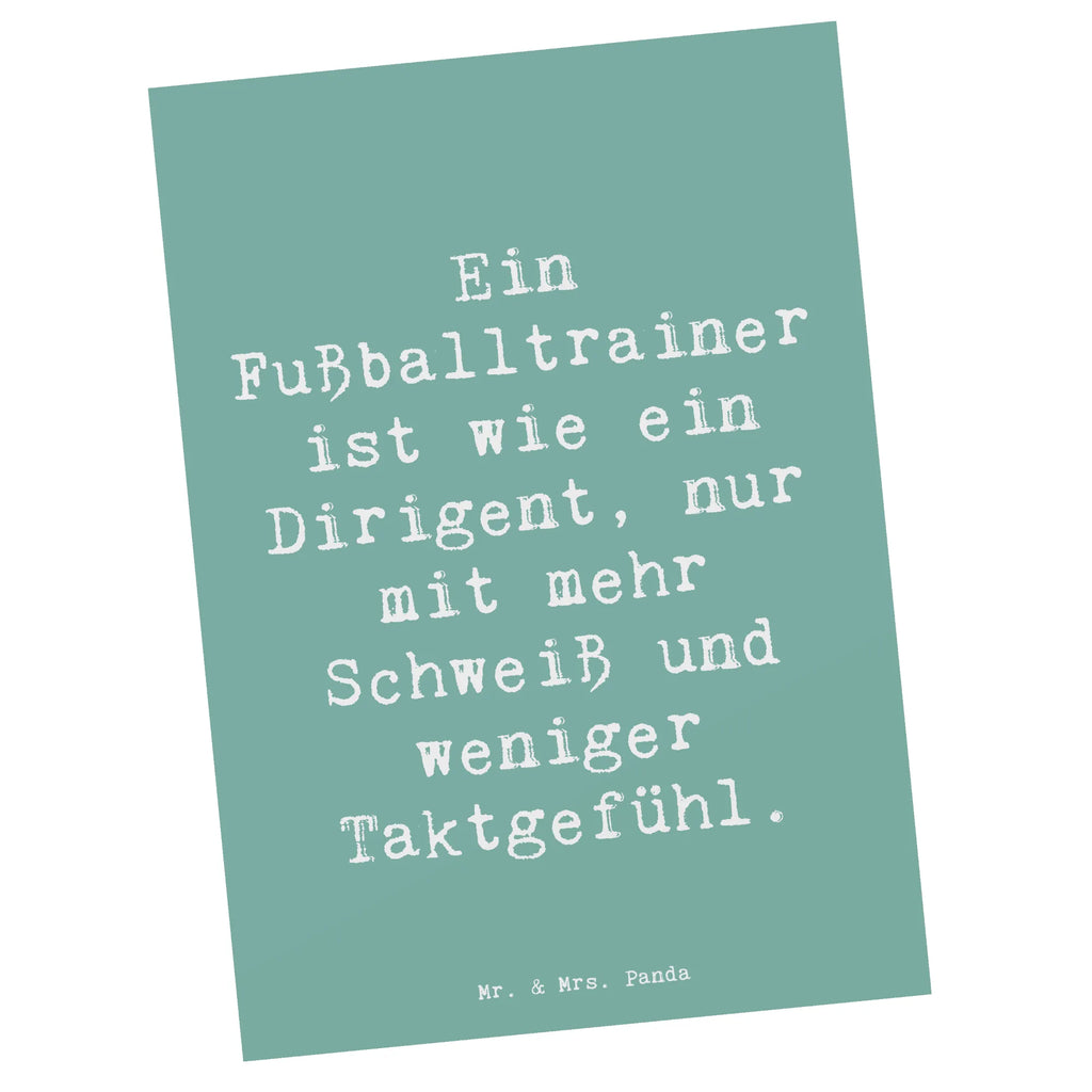 Postkarte Spruch Fußballtrainer Dirigent Postkarte, Karte, Geschenkkarte, Grußkarte, Einladung, Ansichtskarte, Geburtstagskarte, Einladungskarte, Dankeskarte, Ansichtskarten, Einladung Geburtstag, Einladungskarten Geburtstag, Beruf, Ausbildung, Jubiläum, Abschied, Rente, Kollege, Kollegin, Geschenk, Schenken, Arbeitskollege, Mitarbeiter, Firma, Danke, Dankeschön