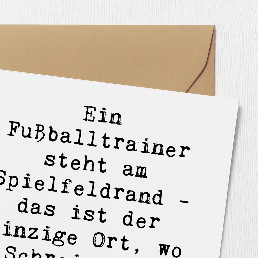 Deluxe Karte Spruch Fußballtrainer Energie Karte, Grußkarte, Klappkarte, Einladungskarte, Glückwunschkarte, Hochzeitskarte, Geburtstagskarte, Hochwertige Grußkarte, Hochwertige Klappkarte, Beruf, Ausbildung, Jubiläum, Abschied, Rente, Kollege, Kollegin, Geschenk, Schenken, Arbeitskollege, Mitarbeiter, Firma, Danke, Dankeschön