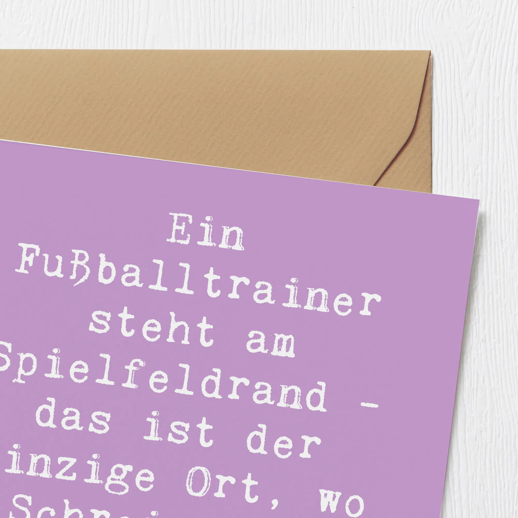 Deluxe Karte Spruch Fußballtrainer Energie Karte, Grußkarte, Klappkarte, Einladungskarte, Glückwunschkarte, Hochzeitskarte, Geburtstagskarte, Hochwertige Grußkarte, Hochwertige Klappkarte, Beruf, Ausbildung, Jubiläum, Abschied, Rente, Kollege, Kollegin, Geschenk, Schenken, Arbeitskollege, Mitarbeiter, Firma, Danke, Dankeschön