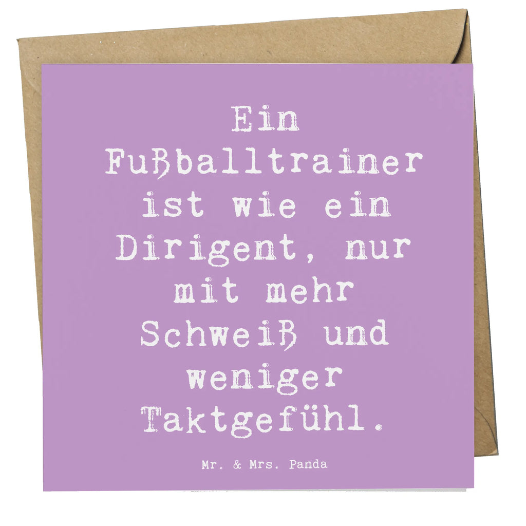 Deluxe Karte Spruch Fußballtrainer Dirigent Karte, Grußkarte, Klappkarte, Einladungskarte, Glückwunschkarte, Hochzeitskarte, Geburtstagskarte, Hochwertige Grußkarte, Hochwertige Klappkarte, Beruf, Ausbildung, Jubiläum, Abschied, Rente, Kollege, Kollegin, Geschenk, Schenken, Arbeitskollege, Mitarbeiter, Firma, Danke, Dankeschön