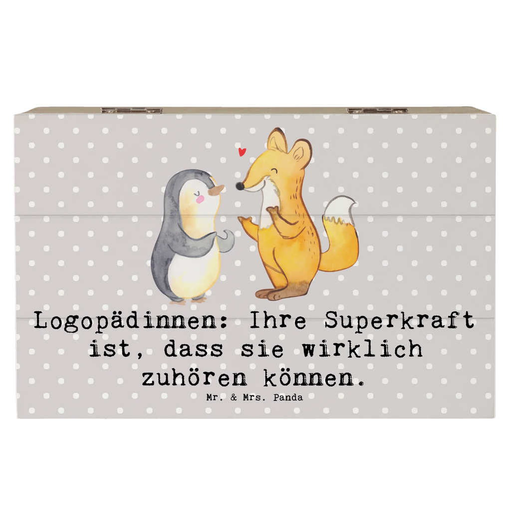 Holzkiste Logopädin Superkraft Holzkiste, Kiste, Schatzkiste, Truhe, Schatulle, XXL, Erinnerungsbox, Erinnerungskiste, Dekokiste, Aufbewahrungsbox, Geschenkbox, Geschenkdose, Beruf, Ausbildung, Jubiläum, Abschied, Rente, Kollege, Kollegin, Geschenk, Schenken, Arbeitskollege, Mitarbeiter, Firma, Danke, Dankeschön