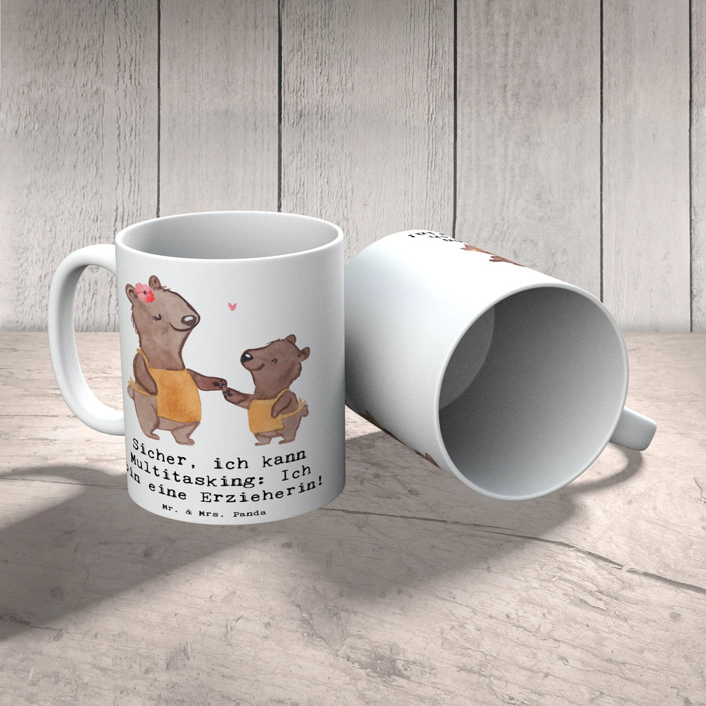 Tasse Erzieherin Multitasking Tasse, Kaffeetasse, Teetasse, Becher, Kaffeebecher, Teebecher, Keramiktasse, Porzellantasse, Büro Tasse, Geschenk Tasse, Tasse Sprüche, Tasse Motive, Kaffeetassen, Tasse bedrucken, Designer Tasse, Cappuccino Tassen, Schöne Teetassen, Beruf, Ausbildung, Jubiläum, Abschied, Rente, Kollege, Kollegin, Geschenk, Schenken, Arbeitskollege, Mitarbeiter, Firma, Danke, Dankeschön