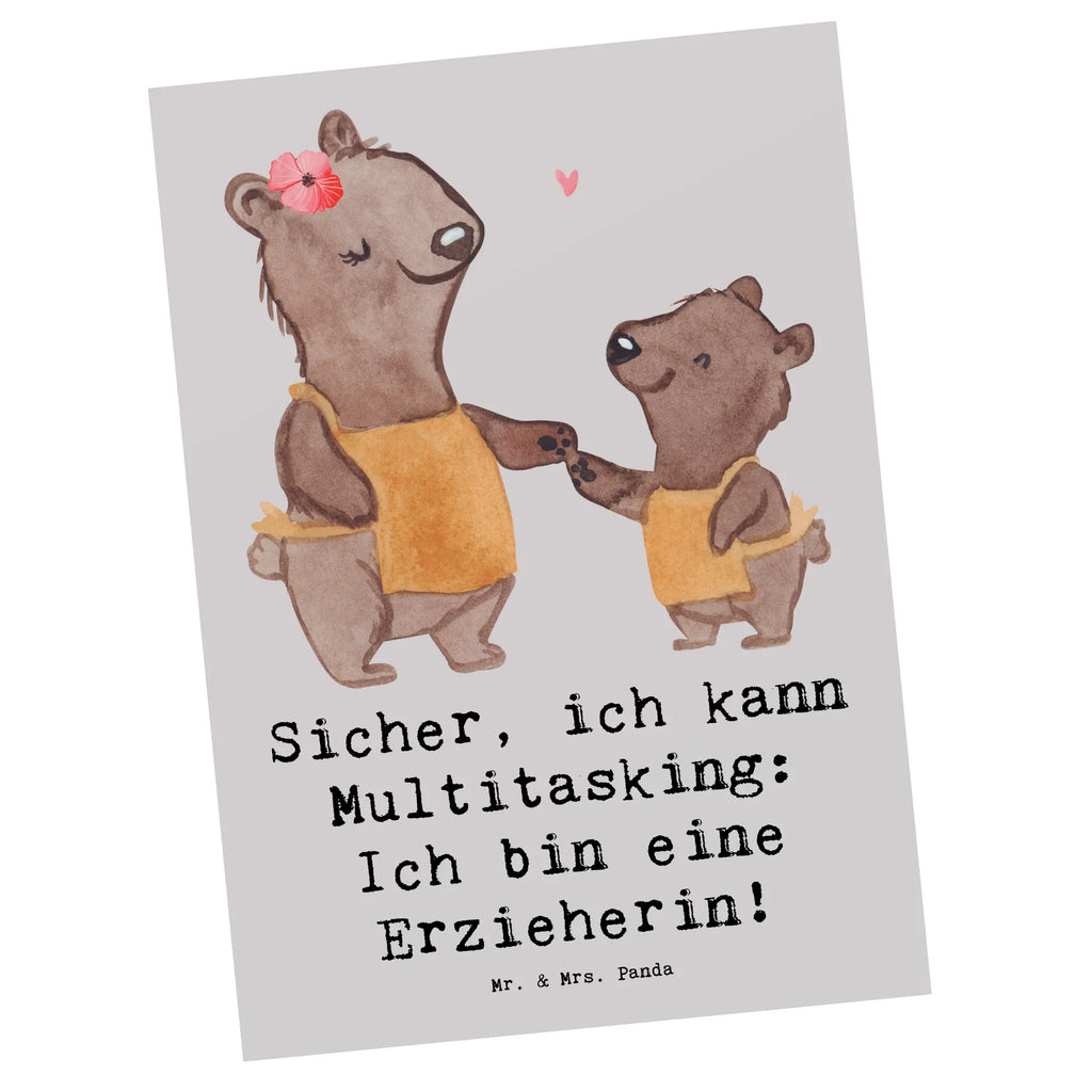 Postkarte Erzieherin Multitasking Postkarte, Karte, Geschenkkarte, Grußkarte, Einladung, Ansichtskarte, Geburtstagskarte, Einladungskarte, Dankeskarte, Ansichtskarten, Einladung Geburtstag, Einladungskarten Geburtstag, Beruf, Ausbildung, Jubiläum, Abschied, Rente, Kollege, Kollegin, Geschenk, Schenken, Arbeitskollege, Mitarbeiter, Firma, Danke, Dankeschön