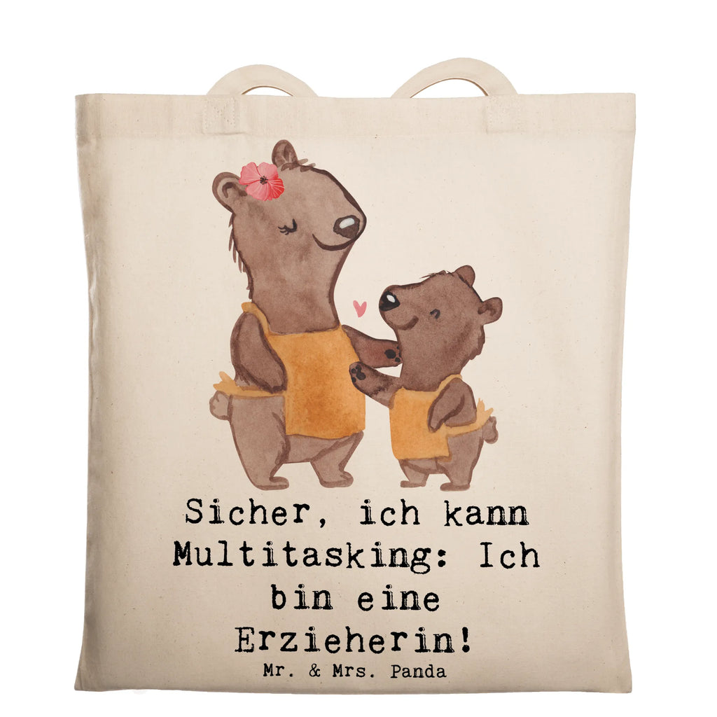 Tragetasche Erzieherin Multitasking Beuteltasche, Beutel, Einkaufstasche, Jutebeutel, Stoffbeutel, Tasche, Shopper, Umhängetasche, Strandtasche, Schultertasche, Stofftasche, Tragetasche, Badetasche, Jutetasche, Einkaufstüte, Laptoptasche, Beruf, Ausbildung, Jubiläum, Abschied, Rente, Kollege, Kollegin, Geschenk, Schenken, Arbeitskollege, Mitarbeiter, Firma, Danke, Dankeschön