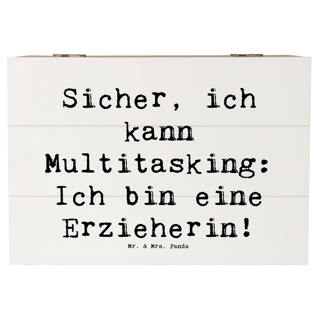 Holzkiste Spruch Erzieherin Multitasking Holzkiste, Kiste, Schatzkiste, Truhe, Schatulle, XXL, Erinnerungsbox, Erinnerungskiste, Dekokiste, Aufbewahrungsbox, Geschenkbox, Geschenkdose, Beruf, Ausbildung, Jubiläum, Abschied, Rente, Kollege, Kollegin, Geschenk, Schenken, Arbeitskollege, Mitarbeiter, Firma, Danke, Dankeschön