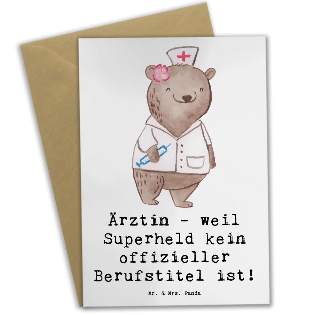 Grußkarte Ärztin Superheld Grußkarte, Klappkarte, Einladungskarte, Glückwunschkarte, Hochzeitskarte, Geburtstagskarte, Karte, Ansichtskarten, Beruf, Ausbildung, Jubiläum, Abschied, Rente, Kollege, Kollegin, Geschenk, Schenken, Arbeitskollege, Mitarbeiter, Firma, Danke, Dankeschön