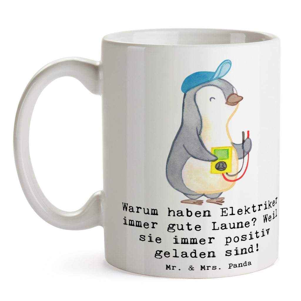 Tasse Positiver Elektriker Tasse, Kaffeetasse, Teetasse, Becher, Kaffeebecher, Teebecher, Keramiktasse, Porzellantasse, Büro Tasse, Geschenk Tasse, Tasse Sprüche, Tasse Motive, Kaffeetassen, Tasse bedrucken, Designer Tasse, Cappuccino Tassen, Schöne Teetassen, Beruf, Ausbildung, Jubiläum, Abschied, Rente, Kollege, Kollegin, Geschenk, Schenken, Arbeitskollege, Mitarbeiter, Firma, Danke, Dankeschön