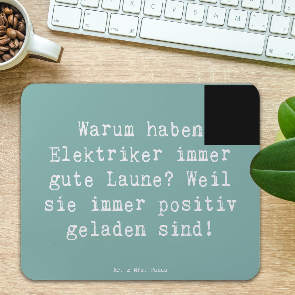 Mauspad Spruch Positiver Elektriker Mousepad, Computer zubehör, Büroausstattung, PC Zubehör, Arbeitszimmer, Mauspad, Einzigartiges Mauspad, Designer Mauspad, Mausunterlage, Mauspad Büro, Beruf, Ausbildung, Jubiläum, Abschied, Rente, Kollege, Kollegin, Geschenk, Schenken, Arbeitskollege, Mitarbeiter, Firma, Danke, Dankeschön