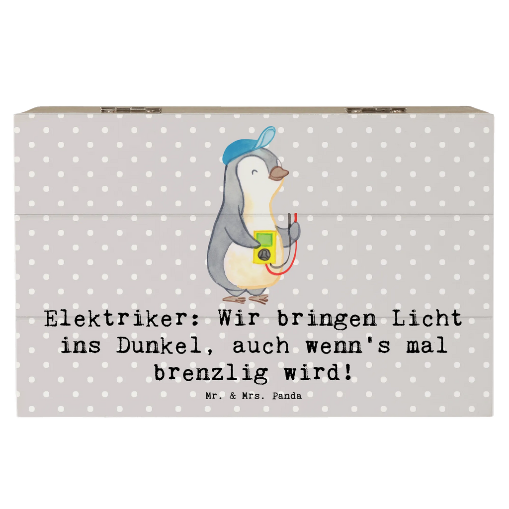 Holzkiste Elektriker Lichtbringer Holzkiste, Kiste, Schatzkiste, Truhe, Schatulle, XXL, Erinnerungsbox, Erinnerungskiste, Dekokiste, Aufbewahrungsbox, Geschenkbox, Geschenkdose, Beruf, Ausbildung, Jubiläum, Abschied, Rente, Kollege, Kollegin, Geschenk, Schenken, Arbeitskollege, Mitarbeiter, Firma, Danke, Dankeschön