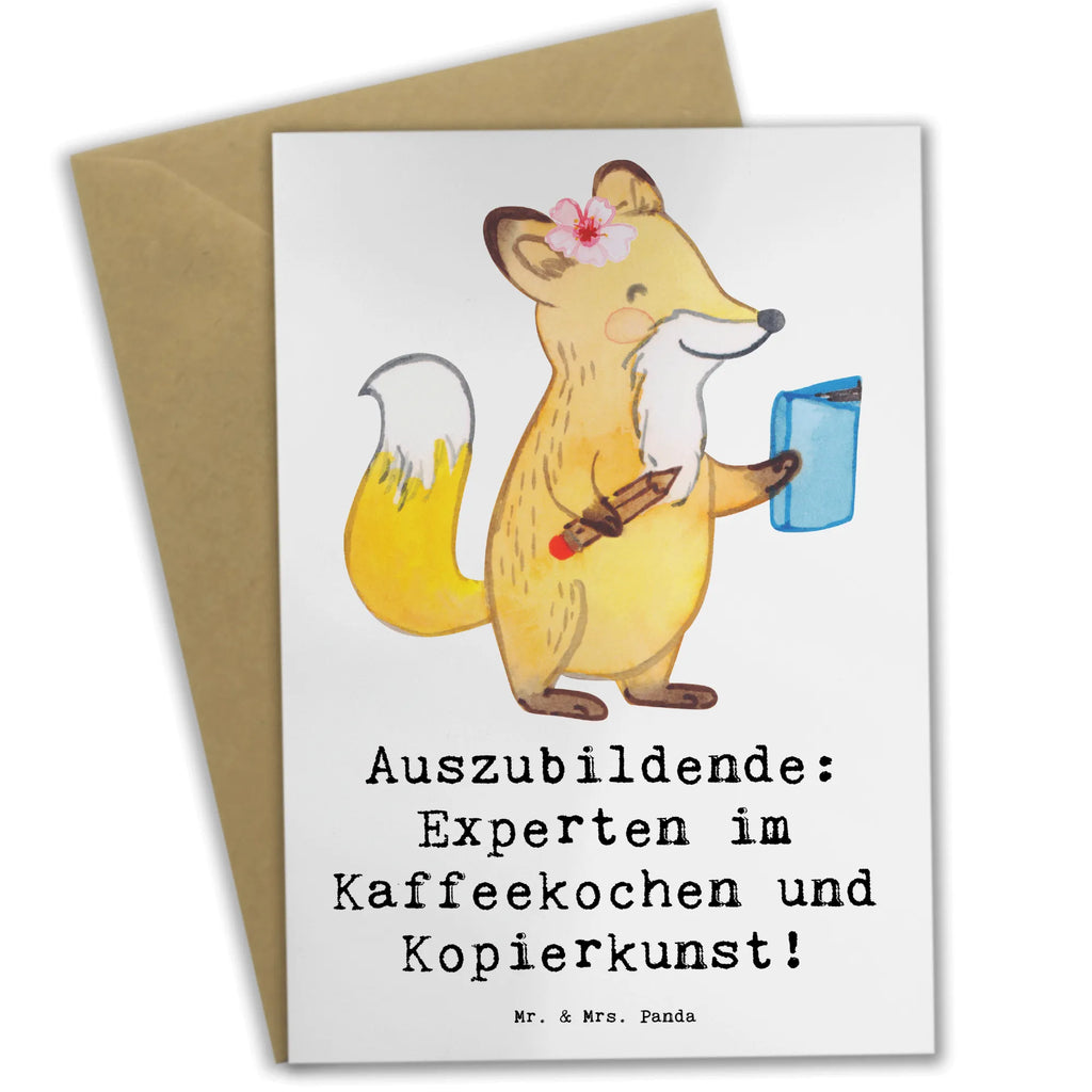 Grußkarte Auszubildende Kaffeekünstler Grußkarte, Klappkarte, Einladungskarte, Glückwunschkarte, Hochzeitskarte, Geburtstagskarte, Karte, Ansichtskarten, Beruf, Ausbildung, Jubiläum, Abschied, Rente, Kollege, Kollegin, Geschenk, Schenken, Arbeitskollege, Mitarbeiter, Firma, Danke, Dankeschön