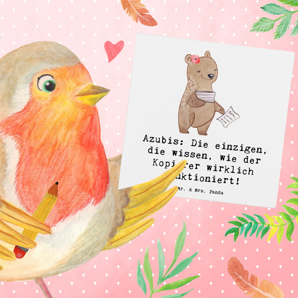 Deluxe Karte Auszubildende Kopierer Karte, Grußkarte, Klappkarte, Einladungskarte, Glückwunschkarte, Hochzeitskarte, Geburtstagskarte, Hochwertige Grußkarte, Hochwertige Klappkarte, Beruf, Ausbildung, Jubiläum, Abschied, Rente, Kollege, Kollegin, Geschenk, Schenken, Arbeitskollege, Mitarbeiter, Firma, Danke, Dankeschön