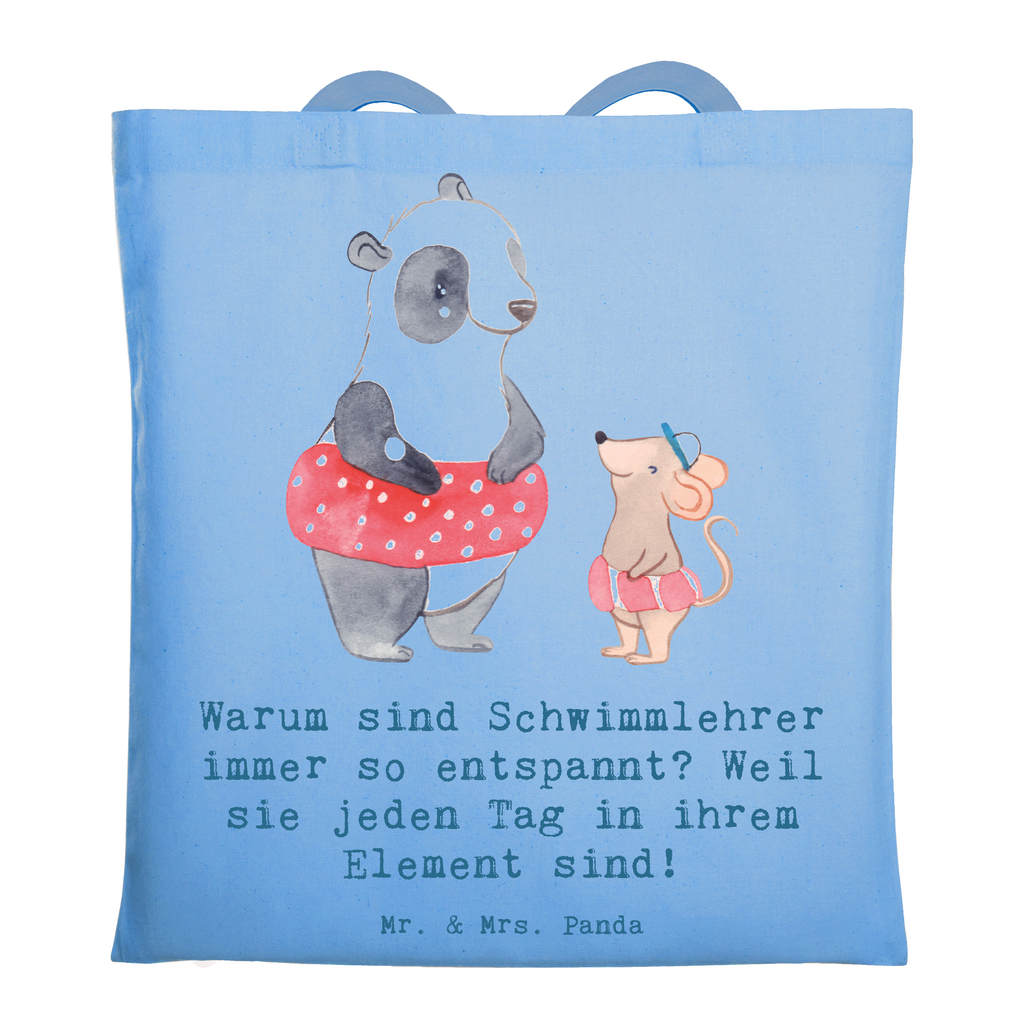 Tragetasche Entspannte Schwimmlehrer Beuteltasche, Beutel, Einkaufstasche, Jutebeutel, Stoffbeutel, Tasche, Shopper, Umhängetasche, Strandtasche, Schultertasche, Stofftasche, Tragetasche, Badetasche, Jutetasche, Einkaufstüte, Laptoptasche, Beruf, Ausbildung, Jubiläum, Abschied, Rente, Kollege, Kollegin, Geschenk, Schenken, Arbeitskollege, Mitarbeiter, Firma, Danke, Dankeschön