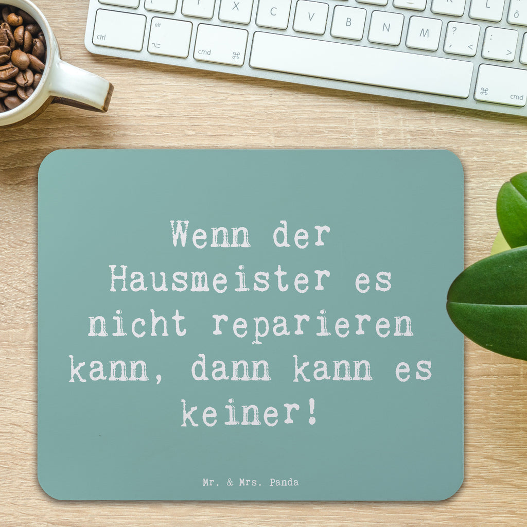 Mauspad Spruch Wenn der Hausmeister es nicht reparieren kann, dann kann es keiner! Mousepad, Computer zubehör, Büroausstattung, PC Zubehör, Arbeitszimmer, Mauspad, Einzigartiges Mauspad, Designer Mauspad, Mausunterlage, Mauspad Büro, Beruf, Ausbildung, Jubiläum, Abschied, Rente, Kollege, Kollegin, Geschenk, Schenken, Arbeitskollege, Mitarbeiter, Firma, Danke, Dankeschön