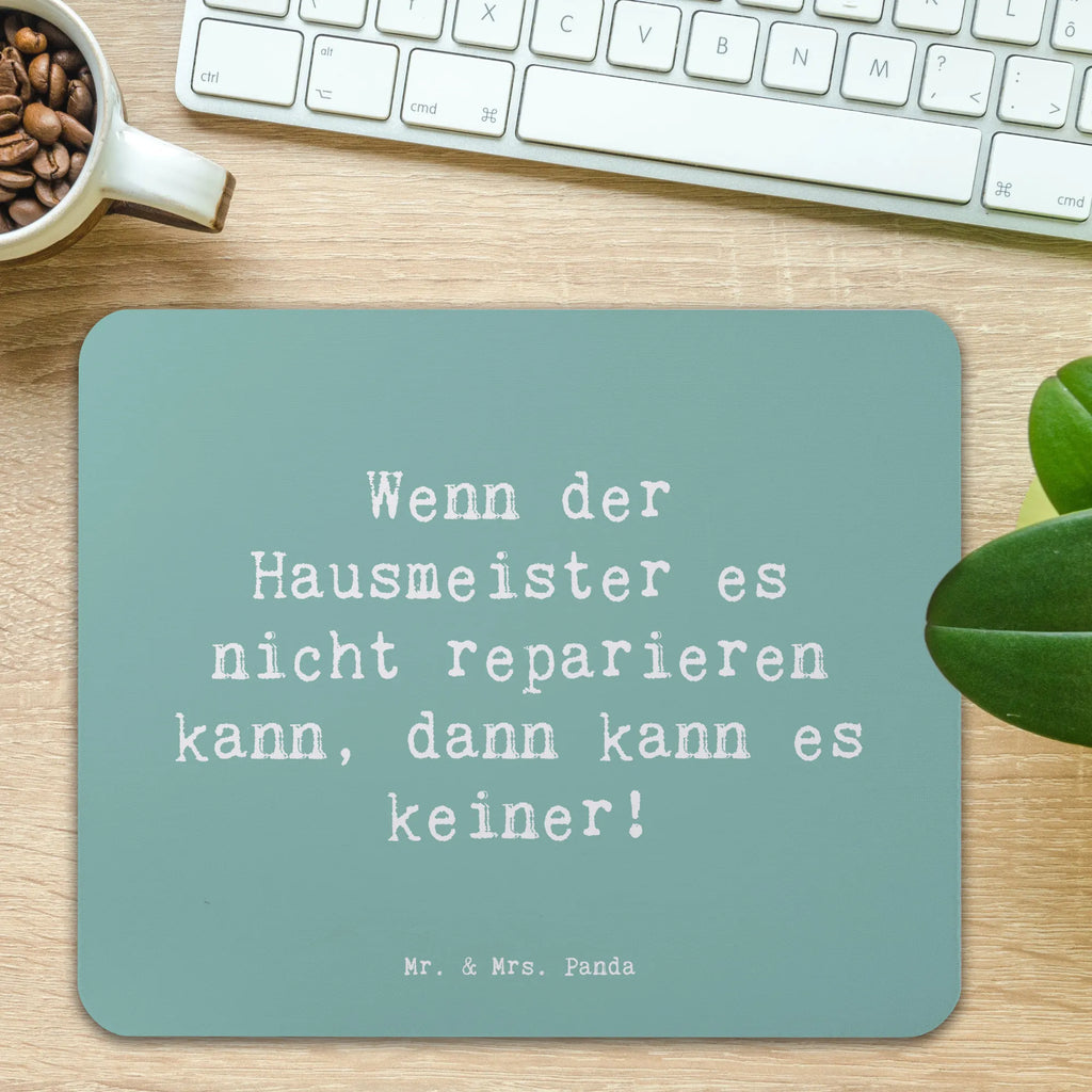 Mauspad Spruch Wenn der Hausmeister es nicht reparieren kann, dann kann es keiner! Mousepad, Computer zubehör, Büroausstattung, PC Zubehör, Arbeitszimmer, Mauspad, Einzigartiges Mauspad, Designer Mauspad, Mausunterlage, Mauspad Büro, Beruf, Ausbildung, Jubiläum, Abschied, Rente, Kollege, Kollegin, Geschenk, Schenken, Arbeitskollege, Mitarbeiter, Firma, Danke, Dankeschön