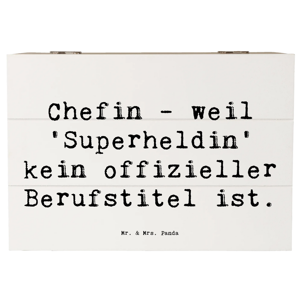 Holzkiste Spruch Chefin - weil 'Superheldin' kein offizieller Berufstitel ist. Holzkiste, Kiste, Schatzkiste, Truhe, Schatulle, XXL, Erinnerungsbox, Erinnerungskiste, Dekokiste, Aufbewahrungsbox, Geschenkbox, Geschenkdose, Beruf, Ausbildung, Jubiläum, Abschied, Rente, Kollege, Kollegin, Geschenk, Schenken, Arbeitskollege, Mitarbeiter, Firma, Danke, Dankeschön