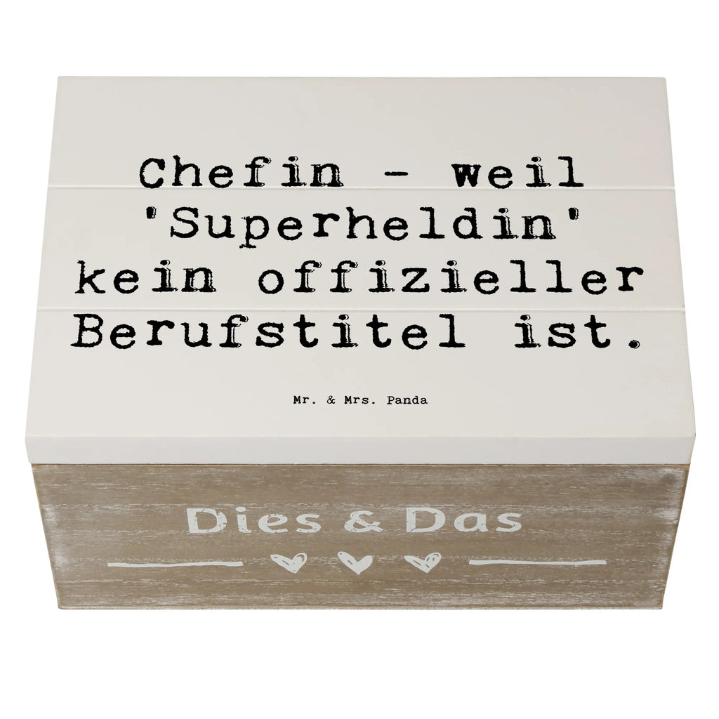 Holzkiste Spruch Chefin - weil 'Superheldin' kein offizieller Berufstitel ist. Holzkiste, Kiste, Schatzkiste, Truhe, Schatulle, XXL, Erinnerungsbox, Erinnerungskiste, Dekokiste, Aufbewahrungsbox, Geschenkbox, Geschenkdose, Beruf, Ausbildung, Jubiläum, Abschied, Rente, Kollege, Kollegin, Geschenk, Schenken, Arbeitskollege, Mitarbeiter, Firma, Danke, Dankeschön