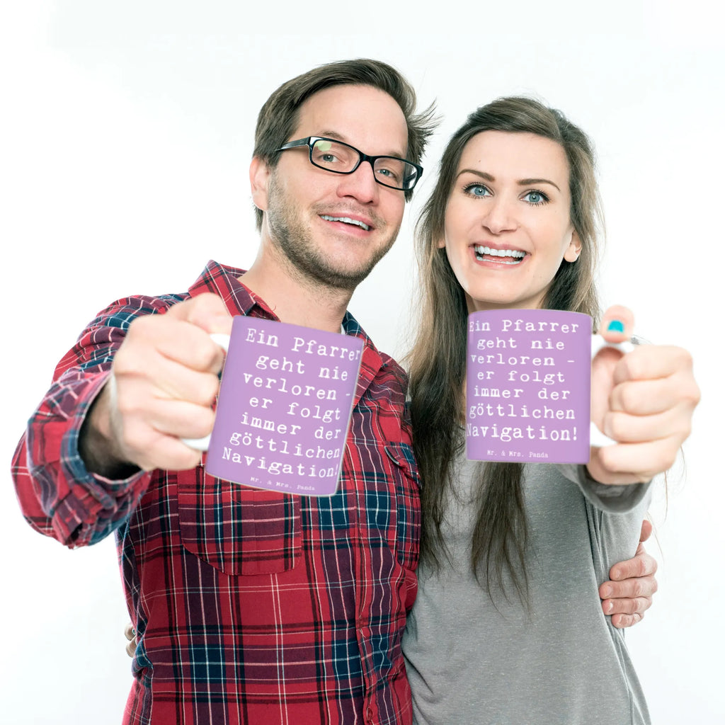 Tasse Spruch Ein Pfarrer geht nie verloren - er folgt immer der göttlichen Navigation! Tasse, Kaffeetasse, Teetasse, Becher, Kaffeebecher, Teebecher, Keramiktasse, Porzellantasse, Büro Tasse, Geschenk Tasse, Tasse Sprüche, Tasse Motive, Kaffeetassen, Tasse bedrucken, Designer Tasse, Cappuccino Tassen, Schöne Teetassen, Beruf, Ausbildung, Jubiläum, Abschied, Rente, Kollege, Kollegin, Geschenk, Schenken, Arbeitskollege, Mitarbeiter, Firma, Danke, Dankeschön