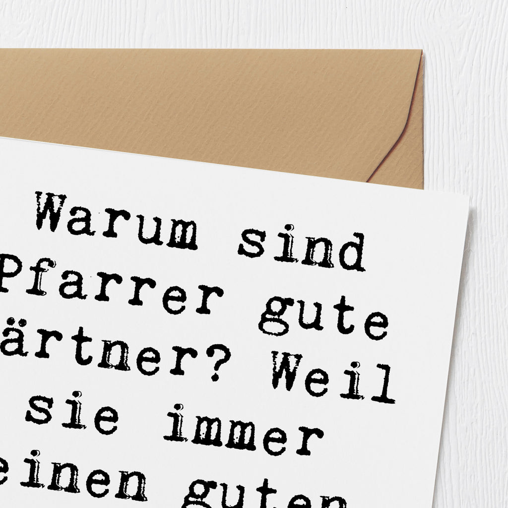 Deluxe Karte Spruch Pfarrer Gärtner Karte, Grußkarte, Klappkarte, Einladungskarte, Glückwunschkarte, Hochzeitskarte, Geburtstagskarte, Hochwertige Grußkarte, Hochwertige Klappkarte, Beruf, Ausbildung, Jubiläum, Abschied, Rente, Kollege, Kollegin, Geschenk, Schenken, Arbeitskollege, Mitarbeiter, Firma, Danke, Dankeschön