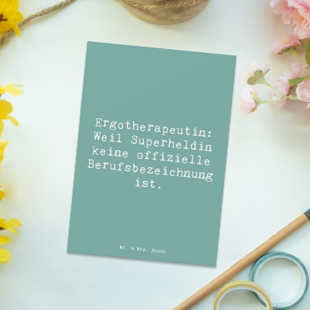 Postkarte Spruch Ergotherapeutin Superheldin Postkarte, Karte, Geschenkkarte, Grußkarte, Einladung, Ansichtskarte, Geburtstagskarte, Einladungskarte, Dankeskarte, Ansichtskarten, Einladung Geburtstag, Einladungskarten Geburtstag, Beruf, Ausbildung, Jubiläum, Abschied, Rente, Kollege, Kollegin, Geschenk, Schenken, Arbeitskollege, Mitarbeiter, Firma, Danke, Dankeschön