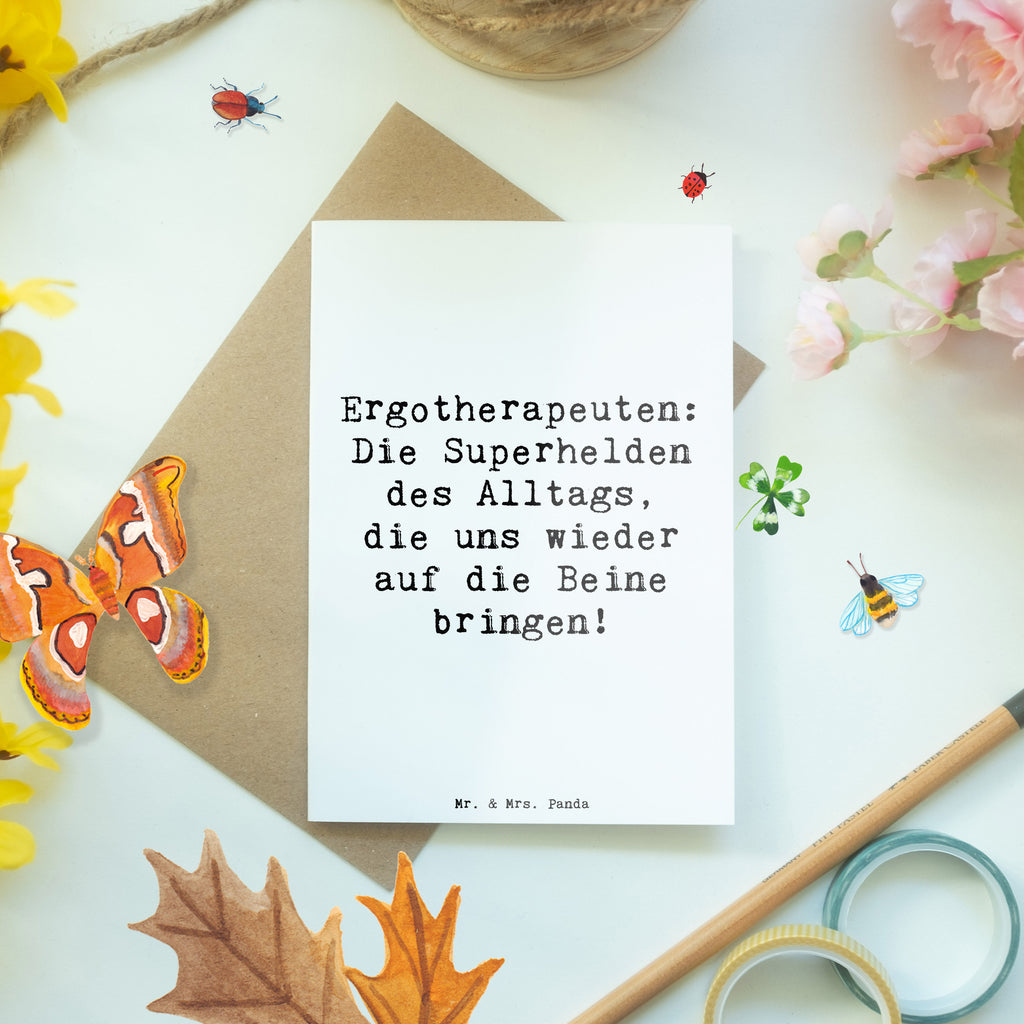 Grußkarte Spruch Ergotherapeutin Superhelden Grußkarte, Klappkarte, Einladungskarte, Glückwunschkarte, Hochzeitskarte, Geburtstagskarte, Karte, Ansichtskarten, Beruf, Ausbildung, Jubiläum, Abschied, Rente, Kollege, Kollegin, Geschenk, Schenken, Arbeitskollege, Mitarbeiter, Firma, Danke, Dankeschön