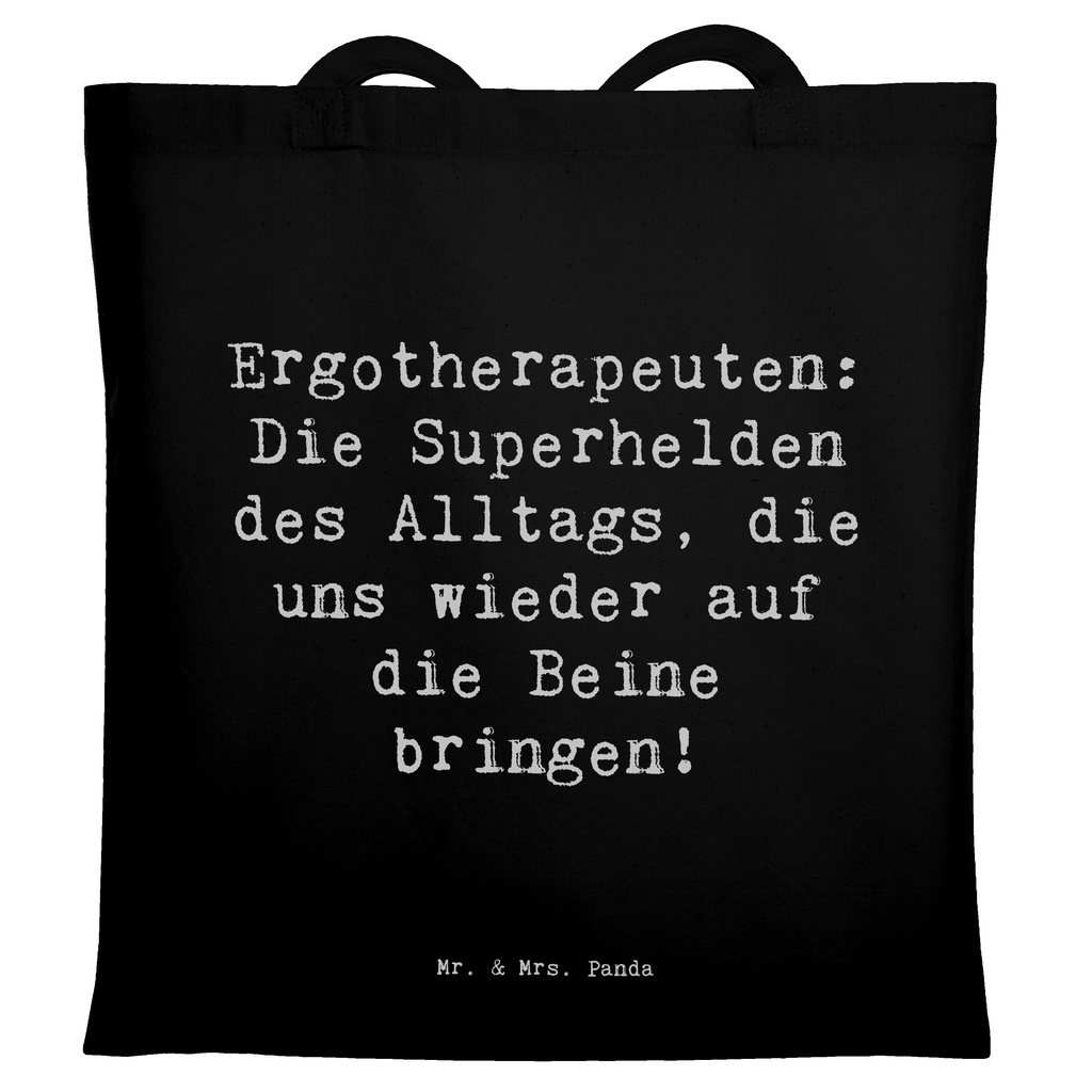 Tragetasche Spruch Ergotherapeutin Superhelden Beuteltasche, Beutel, Einkaufstasche, Jutebeutel, Stoffbeutel, Tasche, Shopper, Umhängetasche, Strandtasche, Schultertasche, Stofftasche, Tragetasche, Badetasche, Jutetasche, Einkaufstüte, Laptoptasche, Beruf, Ausbildung, Jubiläum, Abschied, Rente, Kollege, Kollegin, Geschenk, Schenken, Arbeitskollege, Mitarbeiter, Firma, Danke, Dankeschön