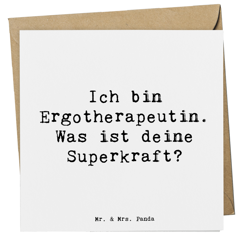 Deluxe Karte Spruch Super Ergotherapeutin Karte, Grußkarte, Klappkarte, Einladungskarte, Glückwunschkarte, Hochzeitskarte, Geburtstagskarte, Hochwertige Grußkarte, Hochwertige Klappkarte, Beruf, Ausbildung, Jubiläum, Abschied, Rente, Kollege, Kollegin, Geschenk, Schenken, Arbeitskollege, Mitarbeiter, Firma, Danke, Dankeschön