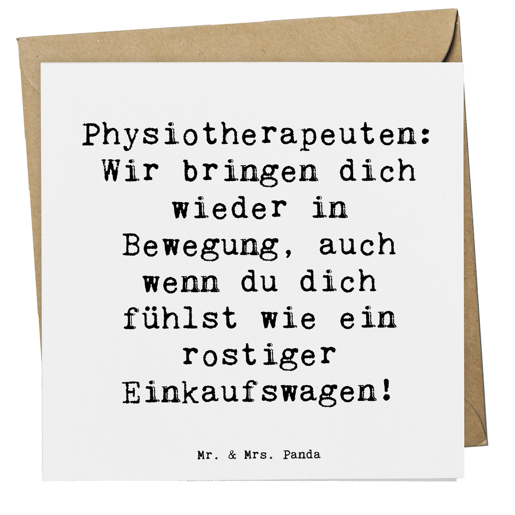 Deluxe Karte Spruch Physiotherapeut Bewegung Karte, Grußkarte, Klappkarte, Einladungskarte, Glückwunschkarte, Hochzeitskarte, Geburtstagskarte, Hochwertige Grußkarte, Hochwertige Klappkarte, Beruf, Ausbildung, Jubiläum, Abschied, Rente, Kollege, Kollegin, Geschenk, Schenken, Arbeitskollege, Mitarbeiter, Firma, Danke, Dankeschön