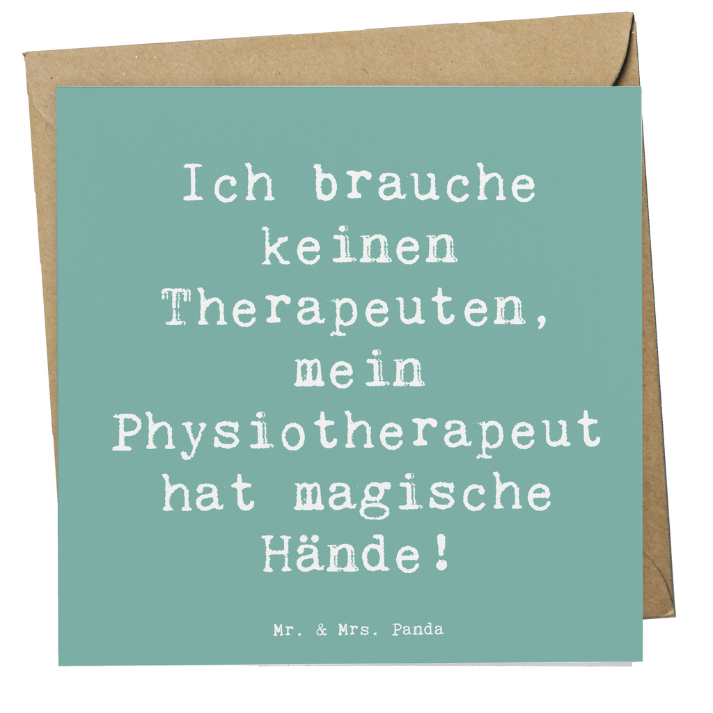 Deluxe Karte Spruch Magische Hände Physiotherapeut Karte, Grußkarte, Klappkarte, Einladungskarte, Glückwunschkarte, Hochzeitskarte, Geburtstagskarte, Hochwertige Grußkarte, Hochwertige Klappkarte, Beruf, Ausbildung, Jubiläum, Abschied, Rente, Kollege, Kollegin, Geschenk, Schenken, Arbeitskollege, Mitarbeiter, Firma, Danke, Dankeschön