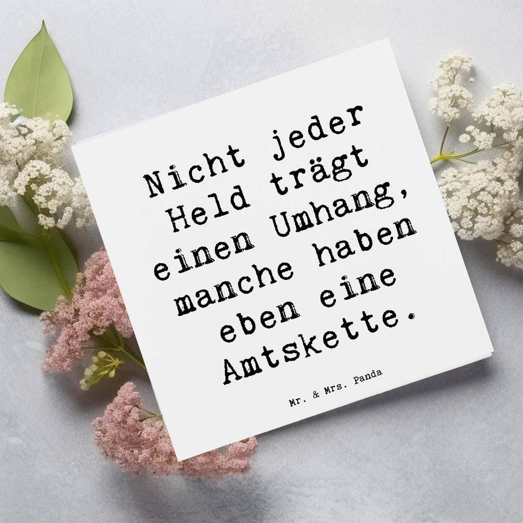 Deluxe Karte Spruch Bürgermeister Held Karte, Grußkarte, Klappkarte, Einladungskarte, Glückwunschkarte, Hochzeitskarte, Geburtstagskarte, Hochwertige Grußkarte, Hochwertige Klappkarte, Beruf, Ausbildung, Jubiläum, Abschied, Rente, Kollege, Kollegin, Geschenk, Schenken, Arbeitskollege, Mitarbeiter, Firma, Danke, Dankeschön