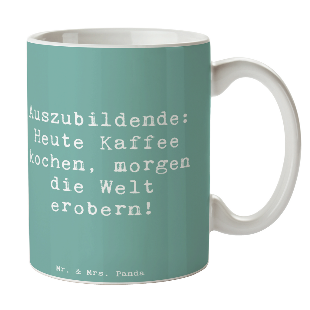 Tasse Spruch Auszubildender Abenteuer Tasse, Kaffeetasse, Teetasse, Becher, Kaffeebecher, Teebecher, Keramiktasse, Porzellantasse, Büro Tasse, Geschenk Tasse, Tasse Sprüche, Tasse Motive, Kaffeetassen, Tasse bedrucken, Designer Tasse, Cappuccino Tassen, Schöne Teetassen, Beruf, Ausbildung, Jubiläum, Abschied, Rente, Kollege, Kollegin, Geschenk, Schenken, Arbeitskollege, Mitarbeiter, Firma, Danke, Dankeschön