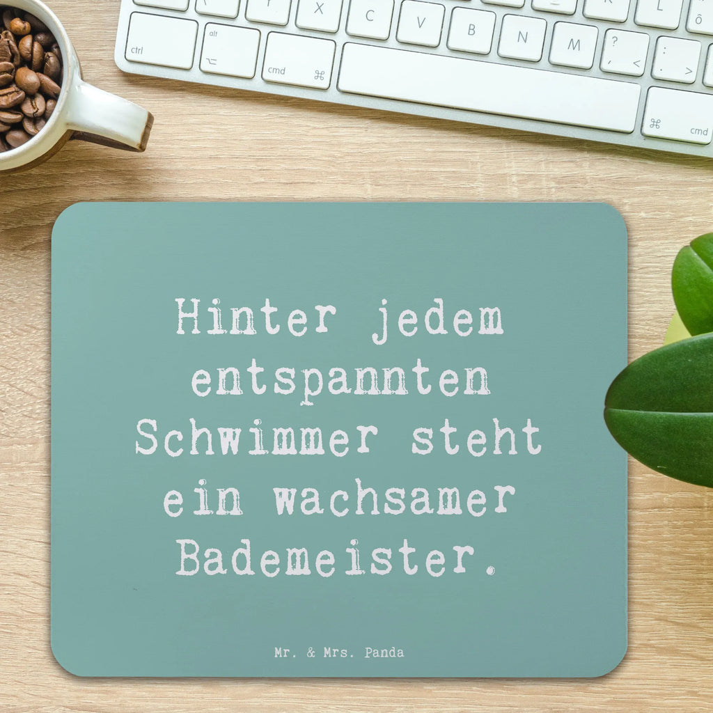 Mauspad Spruch Bademeister schützend Mousepad, Computer zubehör, Büroausstattung, PC Zubehör, Arbeitszimmer, Mauspad, Einzigartiges Mauspad, Designer Mauspad, Mausunterlage, Mauspad Büro, Beruf, Ausbildung, Jubiläum, Abschied, Rente, Kollege, Kollegin, Geschenk, Schenken, Arbeitskollege, Mitarbeiter, Firma, Danke, Dankeschön