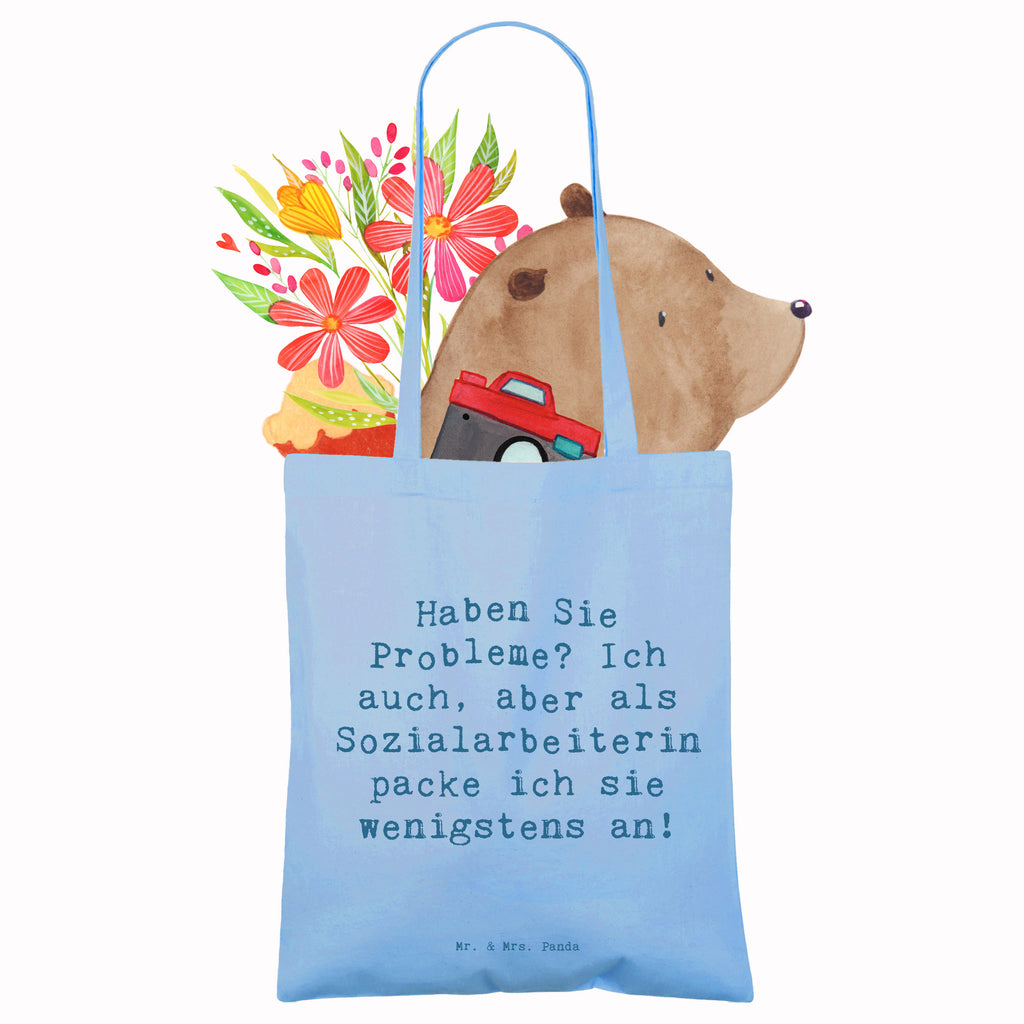 Tragetasche Spruch Sozialarbeiterin Probleme Beuteltasche, Beutel, Einkaufstasche, Jutebeutel, Stoffbeutel, Tasche, Shopper, Umhängetasche, Strandtasche, Schultertasche, Stofftasche, Tragetasche, Badetasche, Jutetasche, Einkaufstüte, Laptoptasche, Beruf, Ausbildung, Jubiläum, Abschied, Rente, Kollege, Kollegin, Geschenk, Schenken, Arbeitskollege, Mitarbeiter, Firma, Danke, Dankeschön