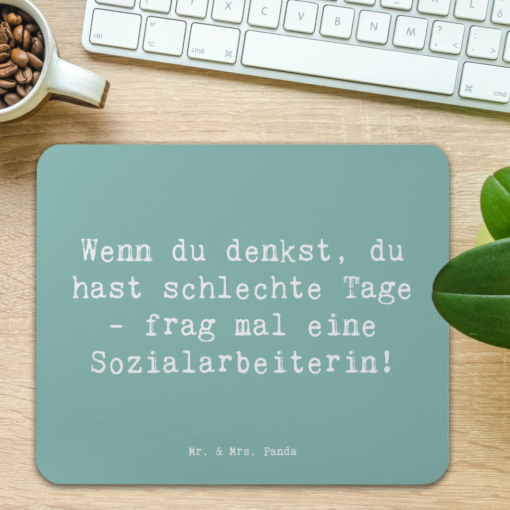 Mauspad Spruch Sozialarbeiterin Stärketage Mousepad, Computer zubehör, Büroausstattung, PC Zubehör, Arbeitszimmer, Mauspad, Einzigartiges Mauspad, Designer Mauspad, Mausunterlage, Mauspad Büro, Beruf, Ausbildung, Jubiläum, Abschied, Rente, Kollege, Kollegin, Geschenk, Schenken, Arbeitskollege, Mitarbeiter, Firma, Danke, Dankeschön