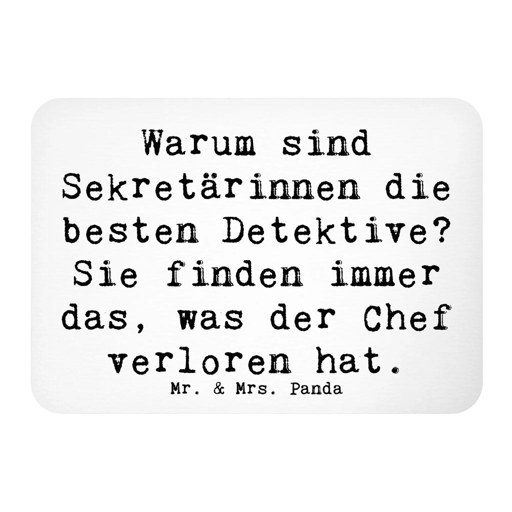 Magnet Spruch Warum sind Sekretärinnen die besten Detektive? Sie finden immer das, was der Chef verloren hat. Kühlschrankmagnet, Pinnwandmagnet, Souvenir Magnet, Motivmagnete, Dekomagnet, Whiteboard Magnet, Notiz Magnet, Kühlschrank Dekoration, Beruf, Ausbildung, Jubiläum, Abschied, Rente, Kollege, Kollegin, Geschenk, Schenken, Arbeitskollege, Mitarbeiter, Firma, Danke, Dankeschön