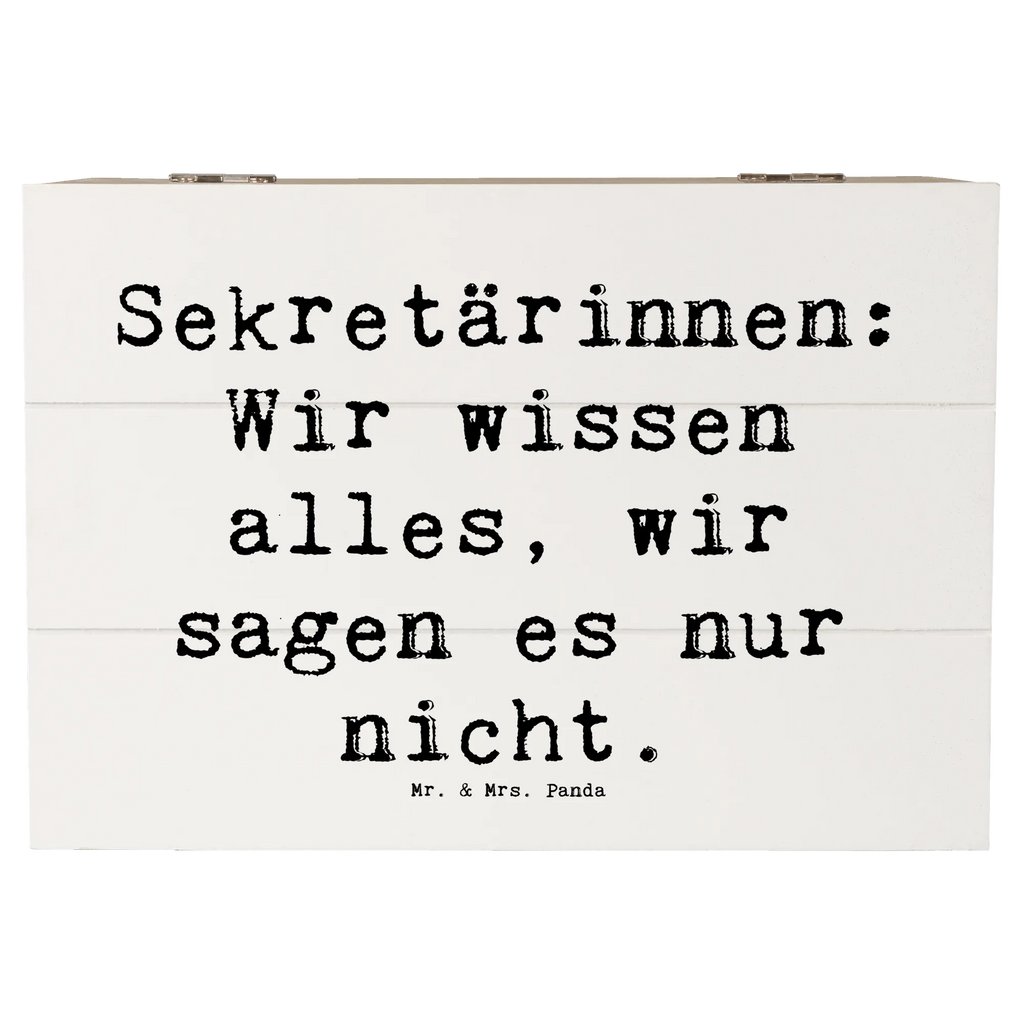 Holzkiste Spruch Sekretärinnen: Wir wissen alles, wir sagen es nur nicht. Holzkiste, Kiste, Schatzkiste, Truhe, Schatulle, XXL, Erinnerungsbox, Erinnerungskiste, Dekokiste, Aufbewahrungsbox, Geschenkbox, Geschenkdose, Beruf, Ausbildung, Jubiläum, Abschied, Rente, Kollege, Kollegin, Geschenk, Schenken, Arbeitskollege, Mitarbeiter, Firma, Danke, Dankeschön