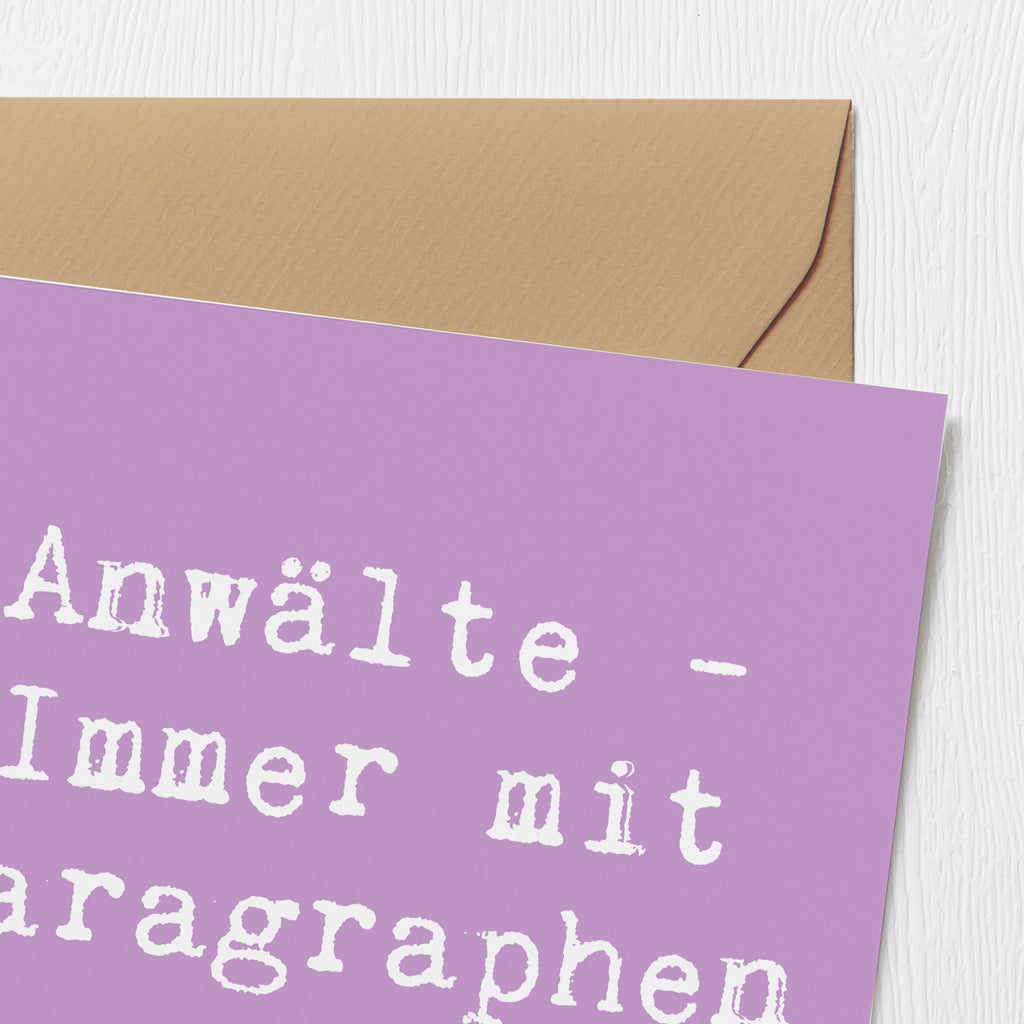 Deluxe Karte Spruch Anwalt Paragraphen Karte, Grußkarte, Klappkarte, Einladungskarte, Glückwunschkarte, Hochzeitskarte, Geburtstagskarte, Hochwertige Grußkarte, Hochwertige Klappkarte, Beruf, Ausbildung, Jubiläum, Abschied, Rente, Kollege, Kollegin, Geschenk, Schenken, Arbeitskollege, Mitarbeiter, Firma, Danke, Dankeschön