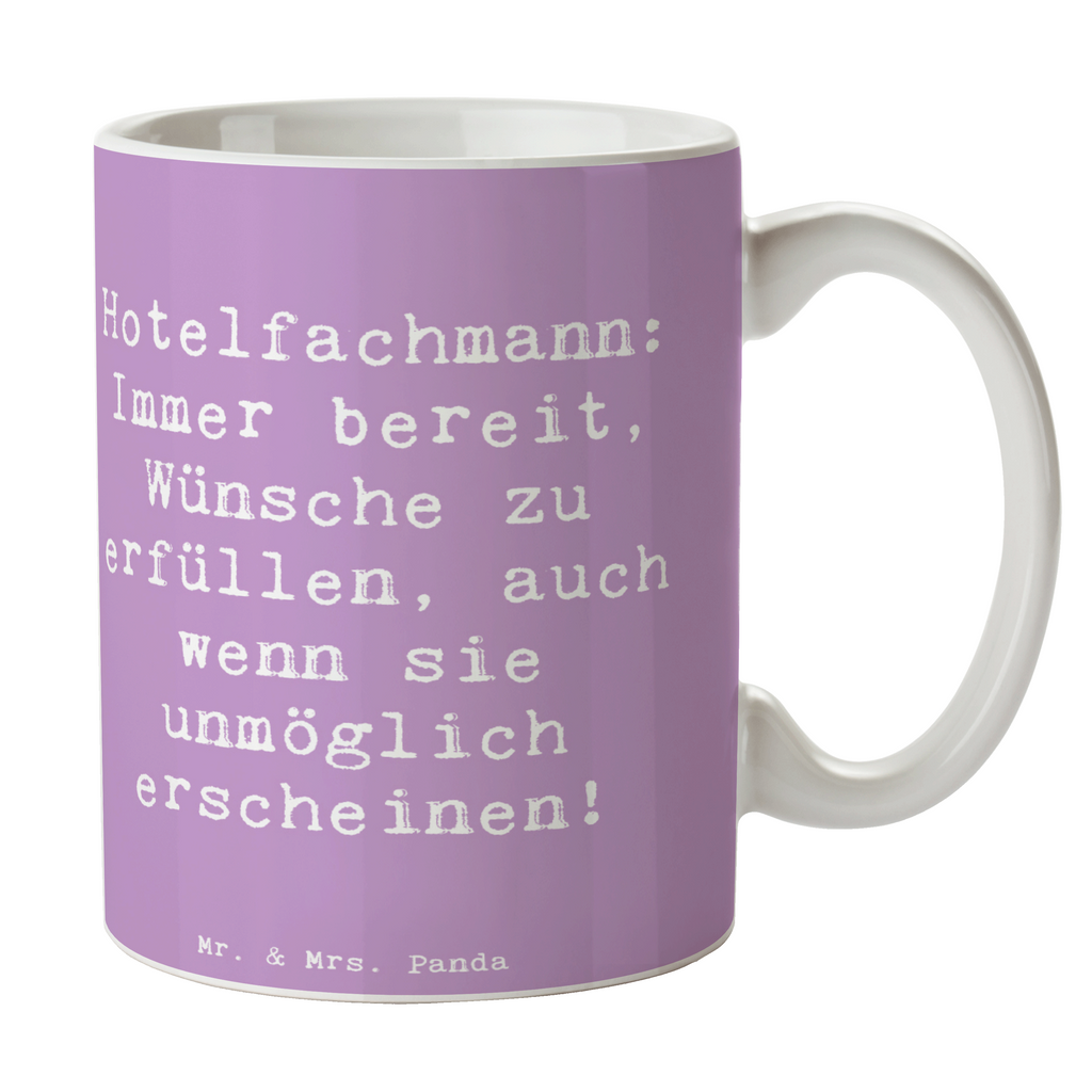 Tasse Spruch Hotelfachmann: Immer bereit, Wünsche zu erfüllen, auch wenn sie unmöglich erscheinen! Tasse, Kaffeetasse, Teetasse, Becher, Kaffeebecher, Teebecher, Keramiktasse, Porzellantasse, Büro Tasse, Geschenk Tasse, Tasse Sprüche, Tasse Motive, Kaffeetassen, Tasse bedrucken, Designer Tasse, Cappuccino Tassen, Schöne Teetassen, Beruf, Ausbildung, Jubiläum, Abschied, Rente, Kollege, Kollegin, Geschenk, Schenken, Arbeitskollege, Mitarbeiter, Firma, Danke, Dankeschön