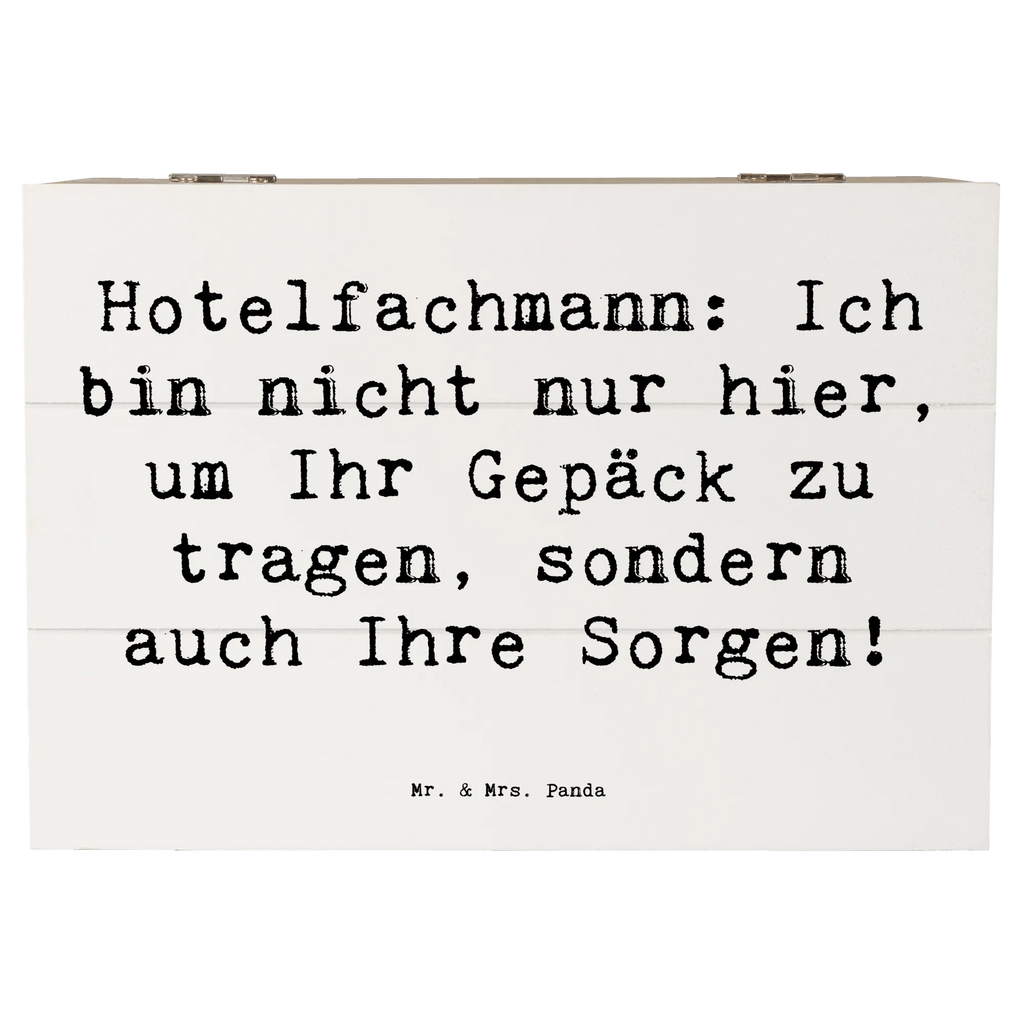 Holzkiste Spruch Hotelfachmann: Ich bin nicht nur hier, um Ihr Gepäck zu tragen, sondern auch Ihre Sorgen! Holzkiste, Kiste, Schatzkiste, Truhe, Schatulle, XXL, Erinnerungsbox, Erinnerungskiste, Dekokiste, Aufbewahrungsbox, Geschenkbox, Geschenkdose, Beruf, Ausbildung, Jubiläum, Abschied, Rente, Kollege, Kollegin, Geschenk, Schenken, Arbeitskollege, Mitarbeiter, Firma, Danke, Dankeschön