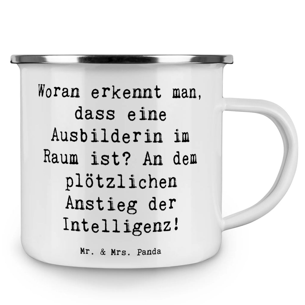 Camping Emaille Tasse Spruch Woran erkennt man, dass eine Ausbilderin im Raum ist? An dem plötzlichen Anstieg der Intelligenz! Campingtasse, Trinkbecher, Metalltasse, Outdoor Tasse, Emaille Trinkbecher, Blechtasse Outdoor, Emaille Campingbecher, Edelstahl Trinkbecher, Metalltasse für Camping, Kaffee Blechtasse, Camping Tasse Metall, Emaille Tasse, Emaille Becher, Tasse Camping, Tasse Emaille, Emaille Tassen, Camping Becher, Metall Tasse, Camping Tassen, Blechtasse, Emaille Tasse Camping, Camping Tasse Emaille, Emailletasse, Camping Tassen Emaille, Campingbecher, Blechtassen, Outdoor Becher, Campingtassen, Emaille Becher Camping, Camping Becher Edelstahl, Beruf, Ausbildung, Jubiläum, Abschied, Rente, Kollege, Kollegin, Geschenk, Schenken, Arbeitskollege, Mitarbeiter, Firma, Danke, Dankeschön