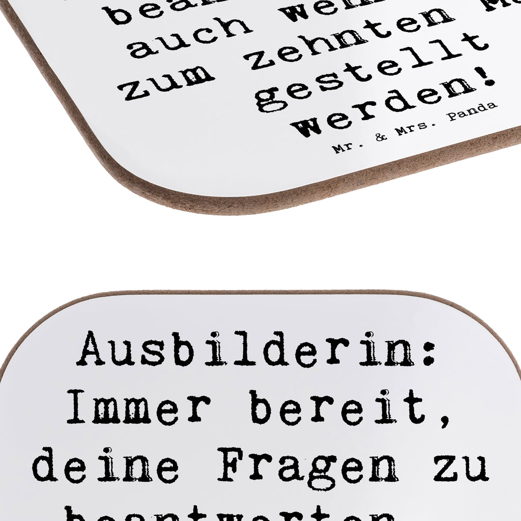 Untersetzer Spruch Ausbilderin: Immer bereit, deine Fragen zu beantworten - auch wenn sie zum zehnten Mal gestellt werden! Untersetzer, Bierdeckel, Glasuntersetzer, Untersetzer Gläser, Getränkeuntersetzer, Untersetzer aus Holz, Untersetzer für Gläser, Korkuntersetzer, Untersetzer Holz, Holzuntersetzer, Tassen Untersetzer, Untersetzer Design, Beruf, Ausbildung, Jubiläum, Abschied, Rente, Kollege, Kollegin, Geschenk, Schenken, Arbeitskollege, Mitarbeiter, Firma, Danke, Dankeschön