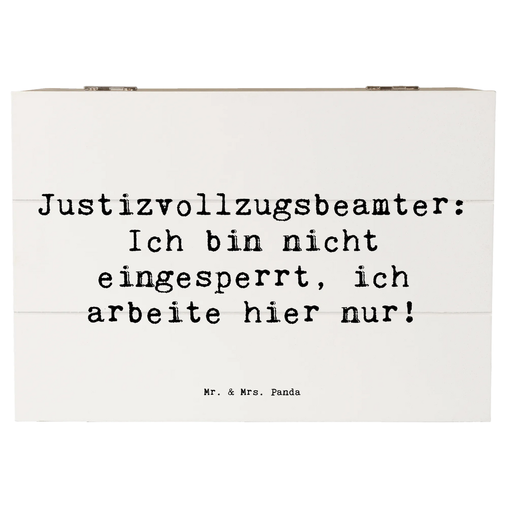 Holzkiste Spruch Justizvollzugsbeamter: Ich bin nicht eingesperrt, ich arbeite hier nur! Holzkiste, Kiste, Schatzkiste, Truhe, Schatulle, XXL, Erinnerungsbox, Erinnerungskiste, Dekokiste, Aufbewahrungsbox, Geschenkbox, Geschenkdose, Beruf, Ausbildung, Jubiläum, Abschied, Rente, Kollege, Kollegin, Geschenk, Schenken, Arbeitskollege, Mitarbeiter, Firma, Danke, Dankeschön