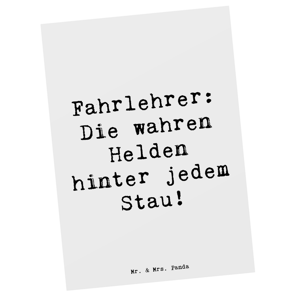 Postkarte Spruch Fahrlehrer: Die wahren Helden hinter jedem Stau! Postkarte, Karte, Geschenkkarte, Grußkarte, Einladung, Ansichtskarte, Geburtstagskarte, Einladungskarte, Dankeskarte, Ansichtskarten, Einladung Geburtstag, Einladungskarten Geburtstag, Beruf, Ausbildung, Jubiläum, Abschied, Rente, Kollege, Kollegin, Geschenk, Schenken, Arbeitskollege, Mitarbeiter, Firma, Danke, Dankeschön