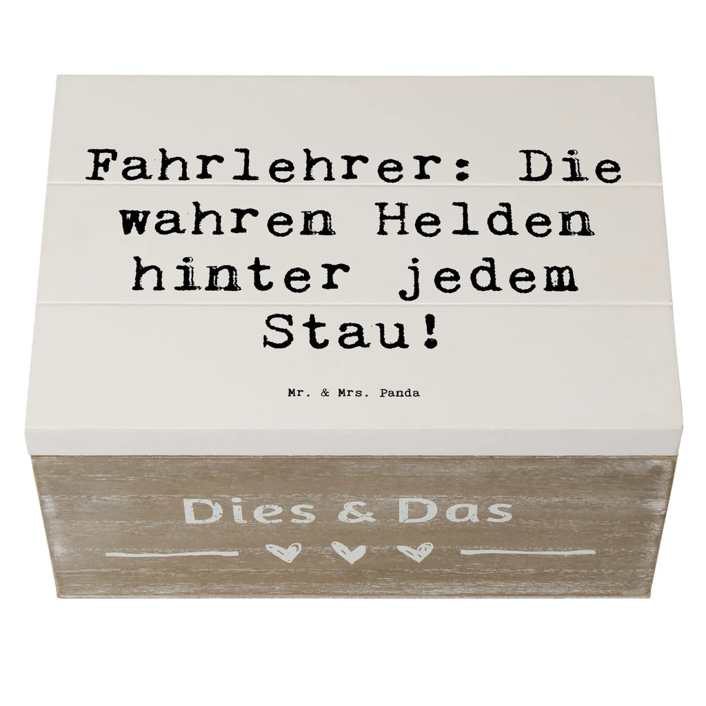 Holzkiste Spruch Fahrlehrer: Die wahren Helden hinter jedem Stau! Holzkiste, Kiste, Schatzkiste, Truhe, Schatulle, XXL, Erinnerungsbox, Erinnerungskiste, Dekokiste, Aufbewahrungsbox, Geschenkbox, Geschenkdose, Beruf, Ausbildung, Jubiläum, Abschied, Rente, Kollege, Kollegin, Geschenk, Schenken, Arbeitskollege, Mitarbeiter, Firma, Danke, Dankeschön