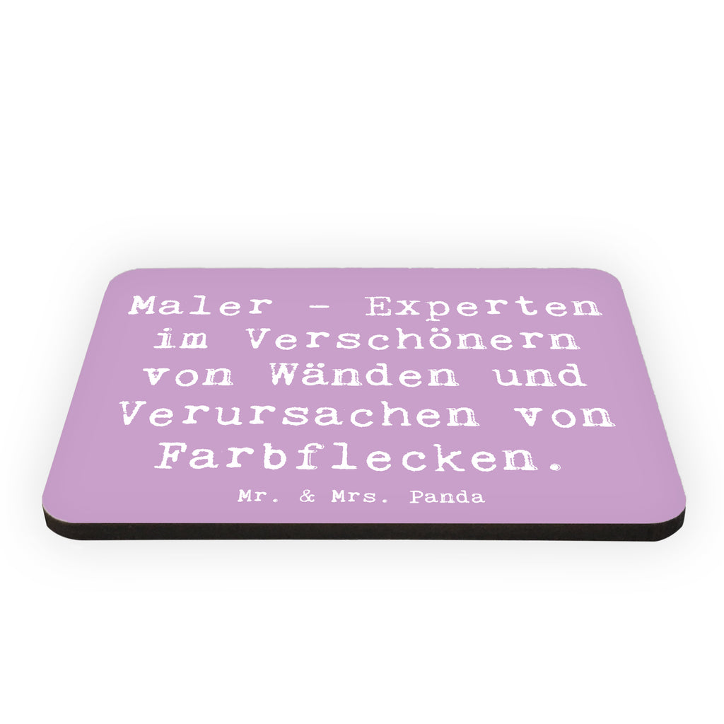 Magnet Spruch Maler - Experten im Verschönern von Wänden und Verursachen von Farbflecken. Kühlschrankmagnet, Pinnwandmagnet, Souvenir Magnet, Motivmagnete, Dekomagnet, Whiteboard Magnet, Notiz Magnet, Kühlschrank Dekoration, Beruf, Ausbildung, Jubiläum, Abschied, Rente, Kollege, Kollegin, Geschenk, Schenken, Arbeitskollege, Mitarbeiter, Firma, Danke, Dankeschön