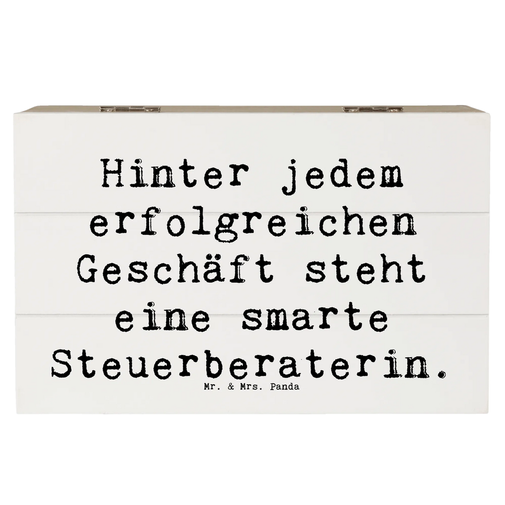 Holzkiste Spruch Hinter jedem erfolgreichen Geschäft steht eine smarte Steuerberaterin. Holzkiste, Kiste, Schatzkiste, Truhe, Schatulle, XXL, Erinnerungsbox, Erinnerungskiste, Dekokiste, Aufbewahrungsbox, Geschenkbox, Geschenkdose, Beruf, Ausbildung, Jubiläum, Abschied, Rente, Kollege, Kollegin, Geschenk, Schenken, Arbeitskollege, Mitarbeiter, Firma, Danke, Dankeschön